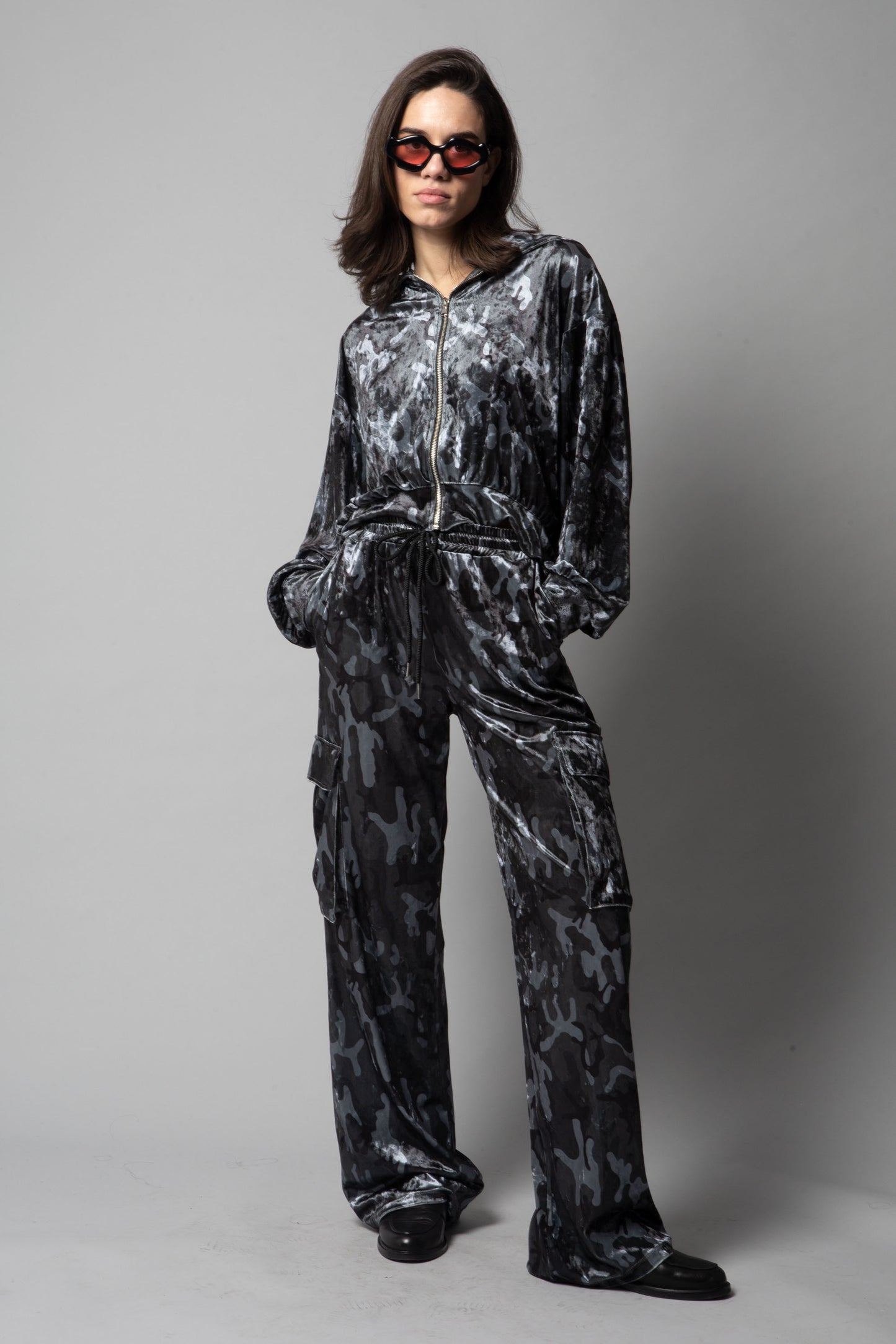 The militaire grey trousers