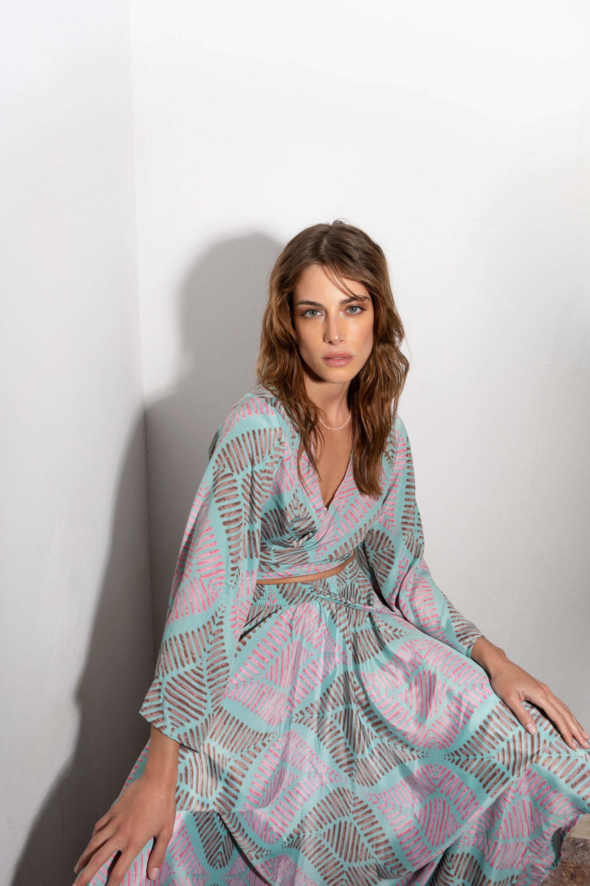 PG Silk Tie Top